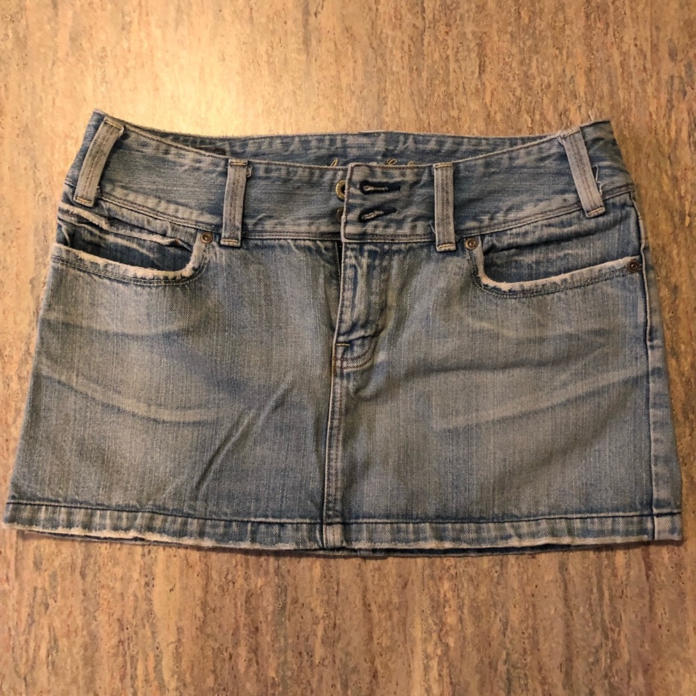 American Eagle jean mini skirt